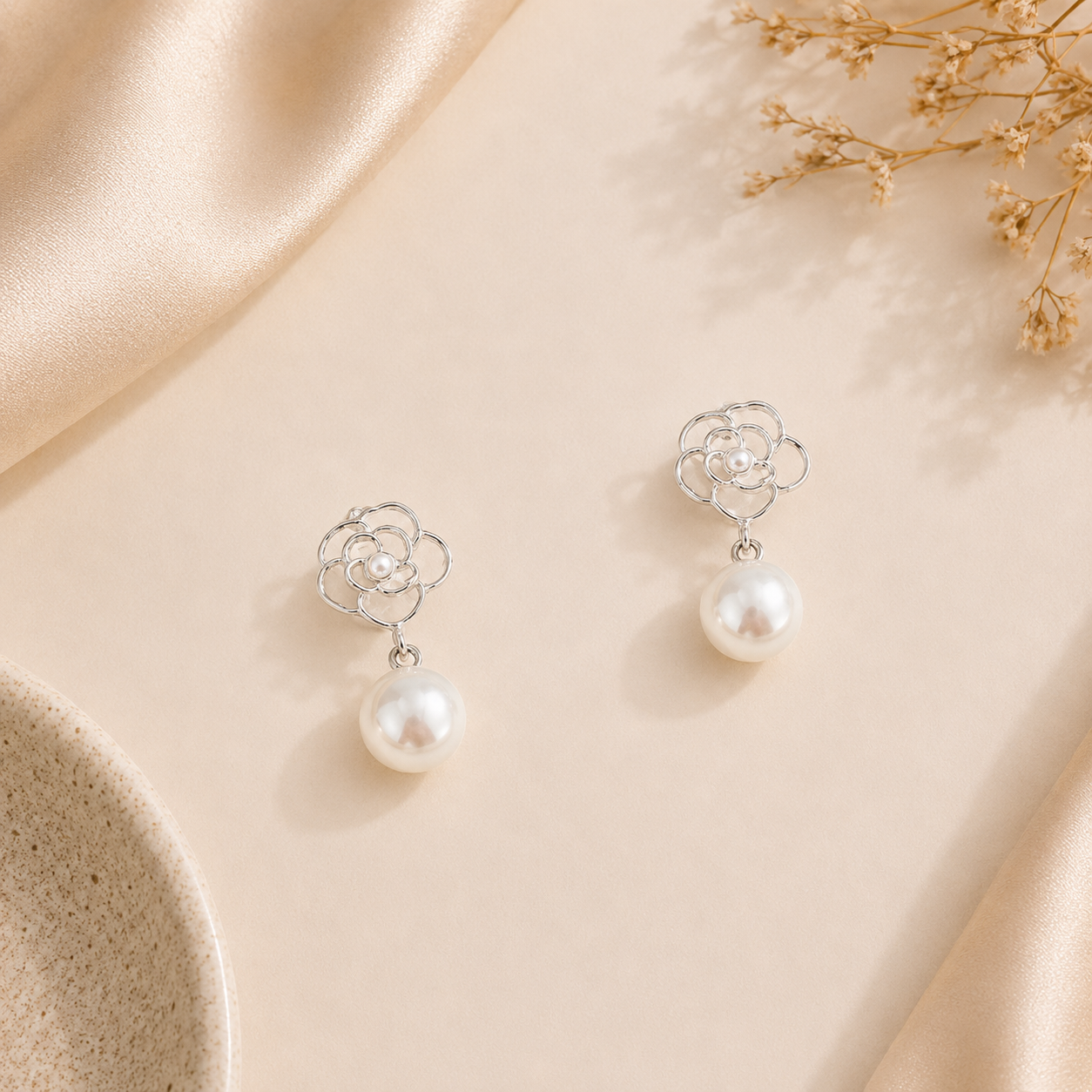 Rose Bloom Earrings