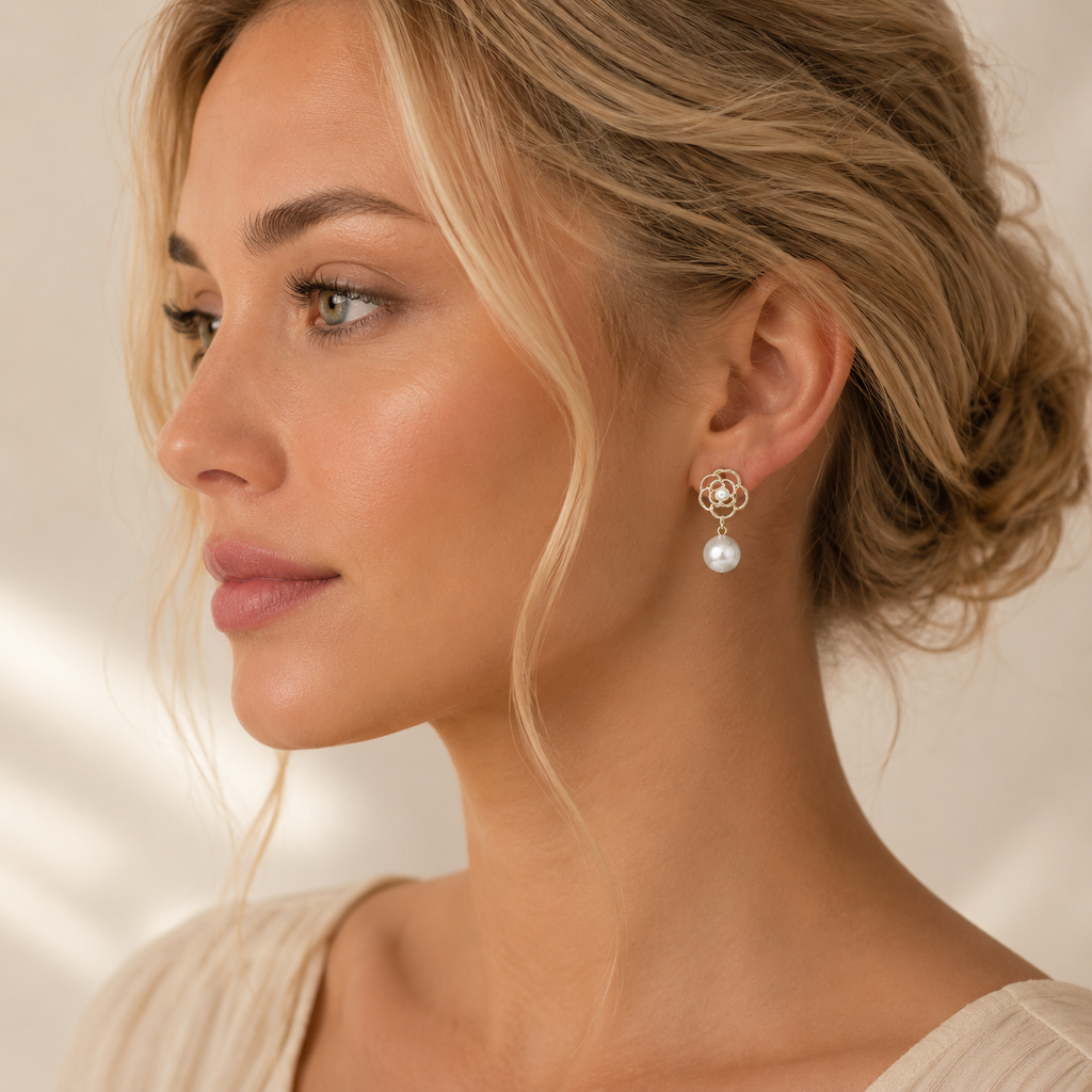 Rose Bloom Earrings