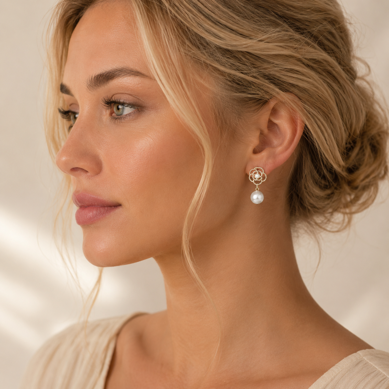 Rose Bloom Earrings