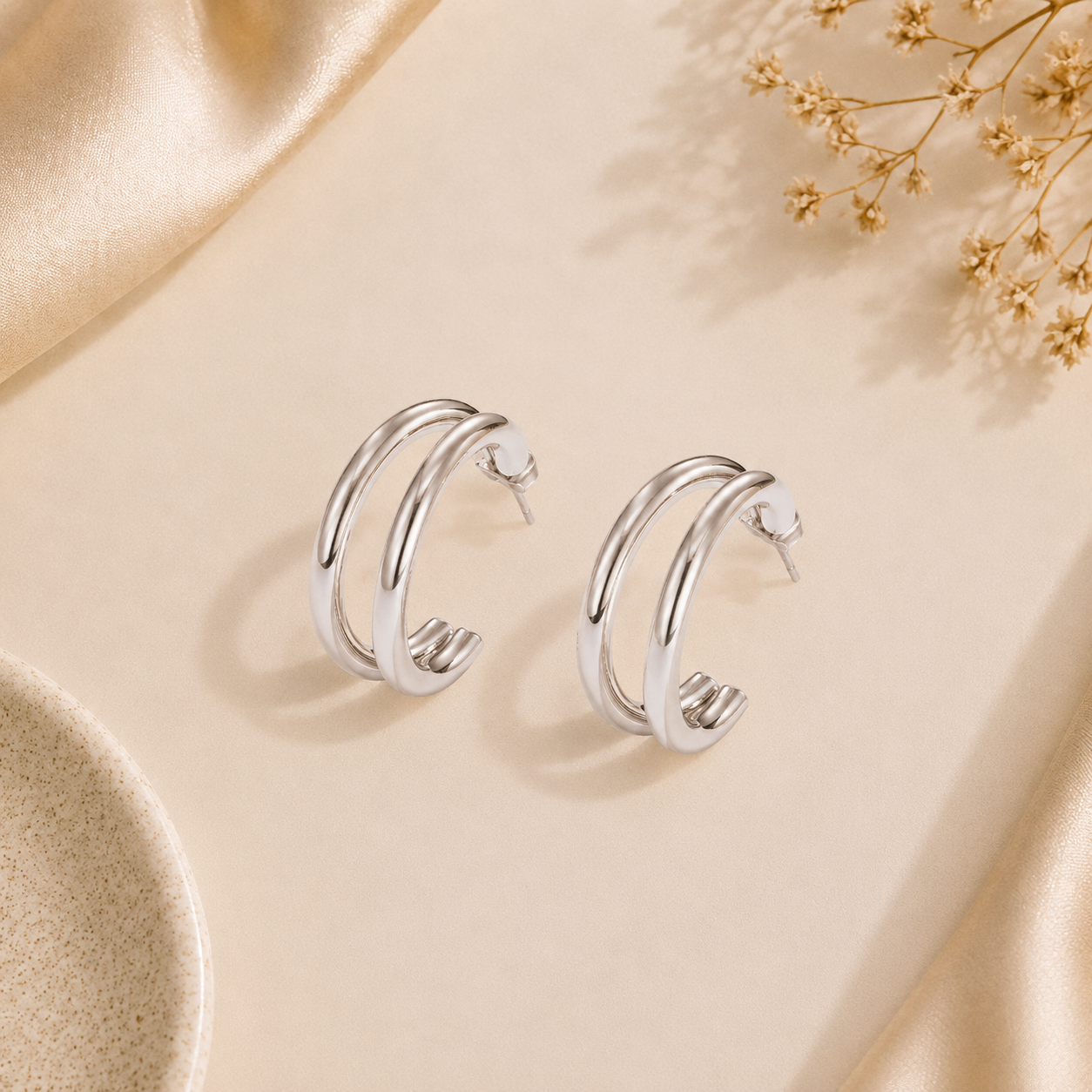Aura Hoop Earrings